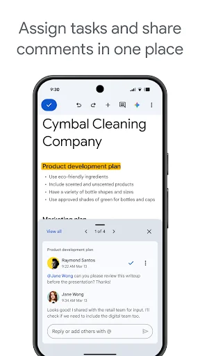 لقطة شاشة 3 لتطبيق Google Docs