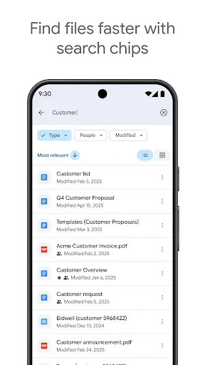 لقطة شاشة 2 لتطبيق Google Drive