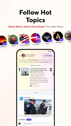 لقطة شاشة 3 لتطبيق Opera News: breaking & local