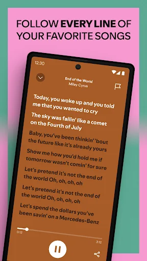 لقطة شاشة 3 لتطبيق Spotify: Music and Podcasts