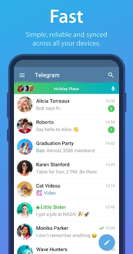 لقطة شاشة 1 لتطبيق Telegram