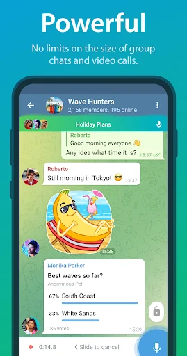 لقطة شاشة 2 لتطبيق Telegram