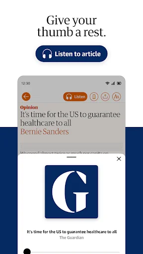 لقطة شاشة 4 لتطبيق The Guardian - US & World News