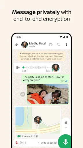 لقطة شاشة 2 لتطبيق WhatsApp Messenger