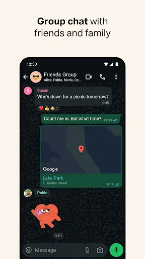 لقطة شاشة 4 لتطبيق WhatsApp Messenger